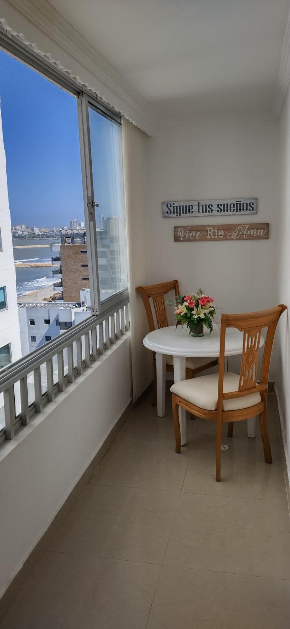Hermoso Apto, Vista Parcial Al Mar Y Al Centro Histórico De De Indias Apartamento *