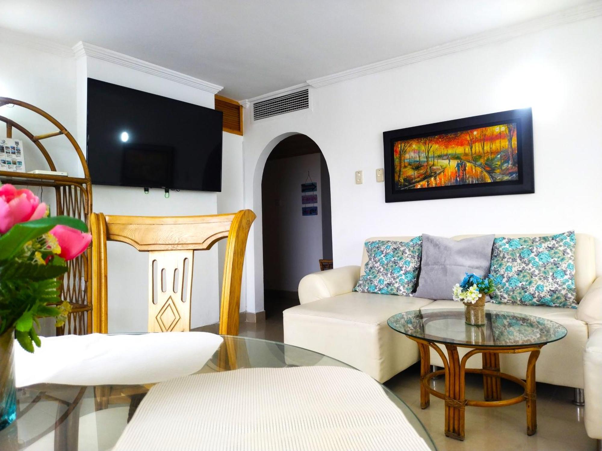 Hermoso Apto, Vista Parcial Al Mar Y Al Centro Histórico De De Indias Apartamento *
